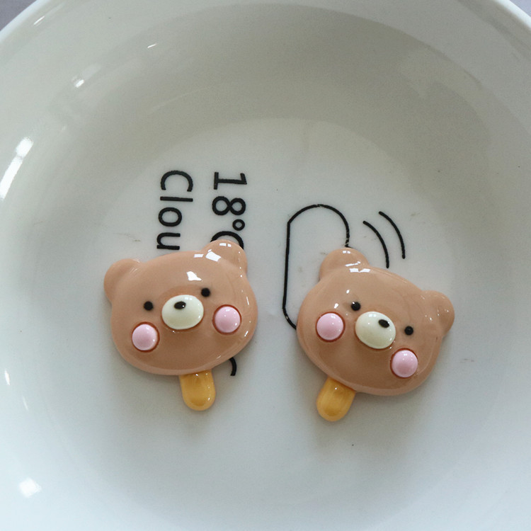 Popsicle d'ours à café peu profond