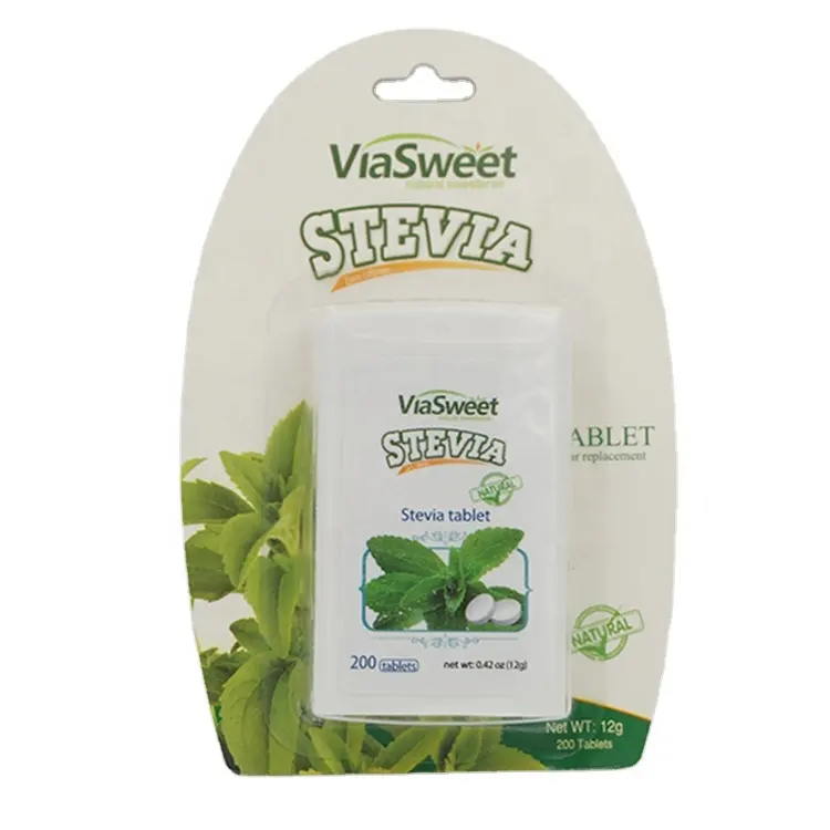 Kalorien arme 100 Stevia-Tabletten 100% natürlicher Süßstoff-zuckerfrei