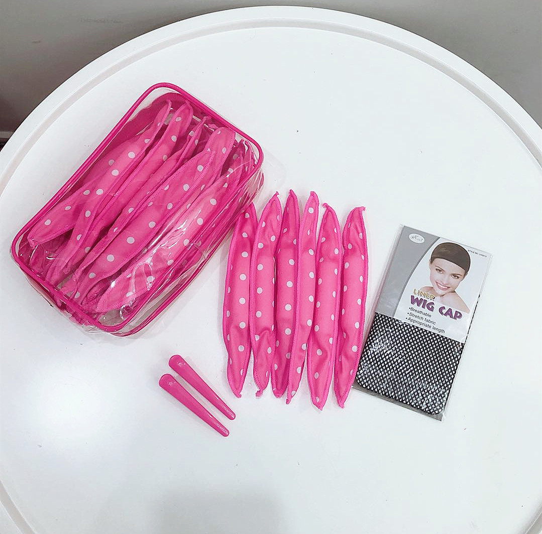 Juego de bolsas de pvc rosa 30