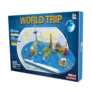 <span class=keywords><strong>Pop</strong></span> <span class=keywords><strong>Out</strong></span> Tòa Nhà Nổi Tiếng DIY Bọt Giấy Câu Đố Bản Đồ Thế Giới <span class=keywords><strong>3D</strong></span> Với 136 Cái - Product Image 1