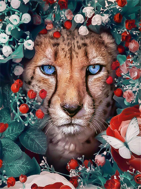 8100 rosa leopardo