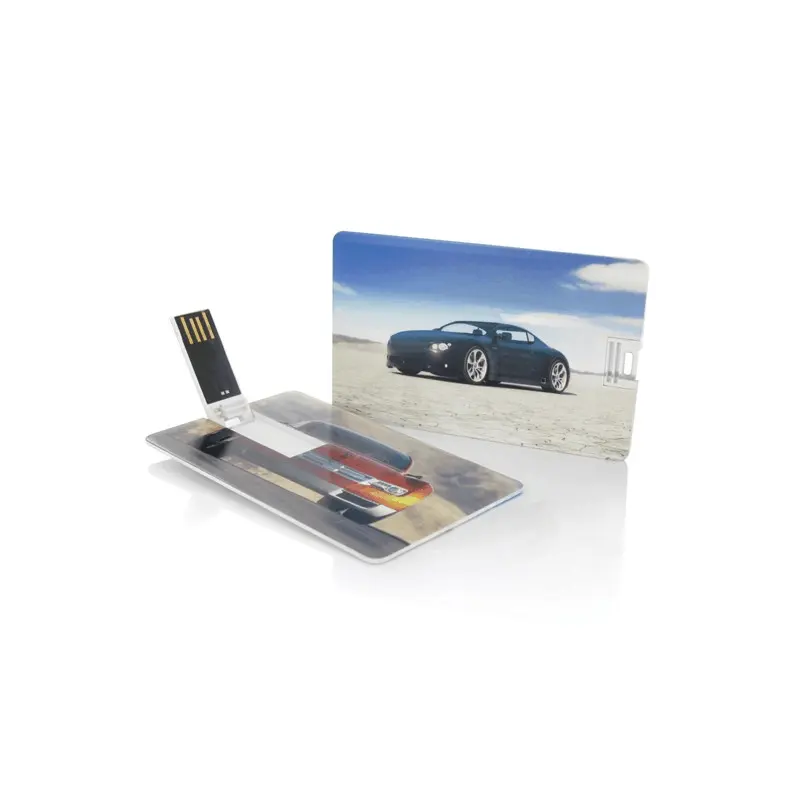 Stik memori USB kartu kredit klasik, flash Drive USB 2.0 3.0 Cle, pena Drive 8G 16G 32G 64G