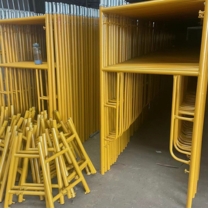Çelik formu iskele merdiven iskele mobil inşaat boru kaynaklı Walkthough çerçeve ayarlanabilir galvanizli iskele - Product Image 6
