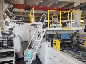 Máquina para hacer bolsas de papel, totalmente automática, con mango trenzado, hoja en línea, KL-450H - Product Image 3