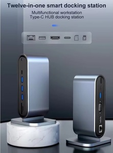 12合1 USB3.0集线器坞站便携式多功能坞站，用于笔记本电脑集成电缆 - Product Image 2