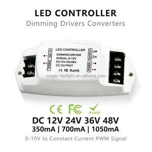 BC-330-CC от 0 до 10 В в постоянный ток PWM преобразователь сигнала Светодиодный регулятор затемнения 12 В-48 В 350 мА 700 мА 1050 мА 1CH выход - Product Image 2