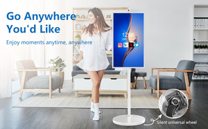 Горячая Распродажа 25 32 дюймов беспроводной умный портативный Android OS TV внутреннего использования с пультом дистанционного управления и сенсорным экраном ЖК-монитор OEM