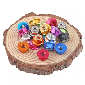 Đai Ốc Lục Giác Nhôm Đai Ốc Khóa Hex Nylon Hợp Kim Nhôm M2 M3 M4 M5 M6 Đai Ốc Tự Khóa - Product Image 4