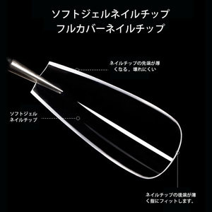 Tszs เล็บเจลอัลมอนด์ใสแบบสั้น240ชิ้น/ถุงปลายเล็บปลอมแบบเต็มฝาปิดแบบใสแคปซูลสำหรับระบบการต่อขยาย - Product Image 3
