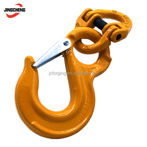 10mm 20mm 32mm G80 mắt Sling móc với chốt cho chuỗi cáp treo Châu Âu loại clevis tự khóa móc - Product Image 3