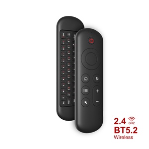 Nuevo M5 2,4G BT 5,2 Control remoto inteligente 7 colores retroiluminado Wireless Air Mouse Keyboard para Android TV Box Windows Mac Os Linux - Product Image 2