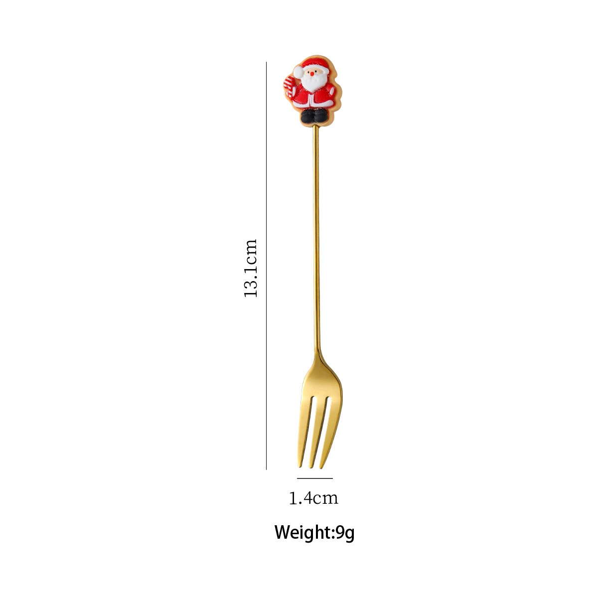 430 Christmas Series fork (Santa Claus)