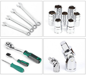 78-Piece Household <strong>Tool</strong> <strong>Kit</strong> for Home &amp; Auto Repair Portable <strong>Tool</strong> Box Storage Case Hand-Powered OEM Customizable - Product Image 6