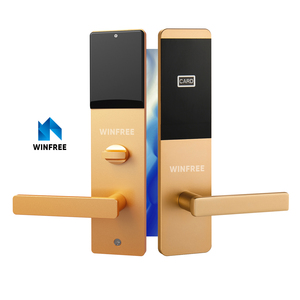 RFID kart anahtar erişim odası akıllı kapı kilidi altın elektronik güvenlik anahtarsız giriş otel kapı kilidi yönetim yazılımı sistemi ile - Product Image 1