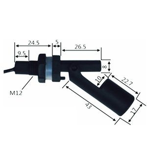 Fábrica de hielo EP2000 con 12V 24V 36V 110VDC 220VDC Sensor de interruptor de nivel de flotador barato PP - Product Image 6