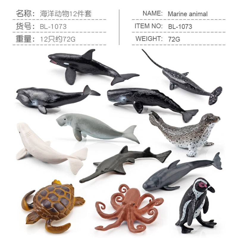 Animales marinos BL-1073 12 sets 72G