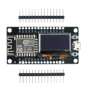Entwicklungs platine NodeMCU ESP8266 mit 0,96 Zoll OLED-Anzeige CH340G ESP-12F WiFi-Modul TYPE-C USB - Product Image 4