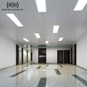 现代设计声学铝吊顶方形装饰金属网防水隔音功能 - Product Image 3