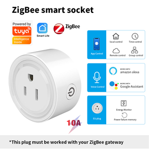 Smart WIFI Socket US Plug 16A Adapter Smart Life Tuya App Remote Control Electronic Outlet <strong>Timer</strong> Work <strong>With</strong> Alexa Google Home - Product Image 2