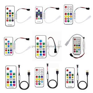 Адресный RGB светодиодный мини-контроллер SPI RF 14/17/21 ключ пульт дистанционного управления пиксельный цифровой COB неоновый контроллер света - Product Image 2
