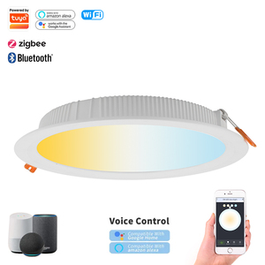 SD BrilliantGlow <strong>9W</strong>-18W Adaptive Smart <strong>LED</strong> Recessed Ceiling Downlight Adjustable CCT &amp; Dimmable Elegant Aluminum Design - Product Image 2