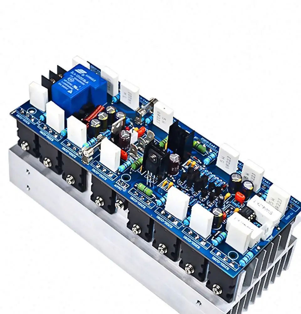 1000W Alta Potência Mono Canal Amplificador Board Estágio Profissional AMP Board Com 5200 1943 Tubos Para Amplificadores de Som DIY