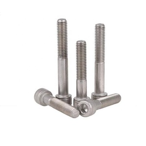 สลักเกลียวอัลเลนหกเหลี่ยม M4,M5 M6 <span class=keywords><strong>M8</strong></span> M10 304สกรูครึ่งฟันหัวหกเหลี่ยม DIN912 - Product Image 3