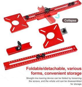 Chevalious 4合1铝制刳刨机台插板DIY级铣槽支架OEM可定制 - Product Image 3