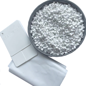 Contenido de Tio2 50% Masterbatch blanco Dióxido de titanio para filamento Pp Pe Pipe Rubber Master Batch