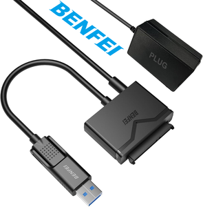 USB 3.0 kablosuna BENFEI SATA, USB 3.0 SATA III sabit disk adaptör desteği phd'ye - Product Image 1