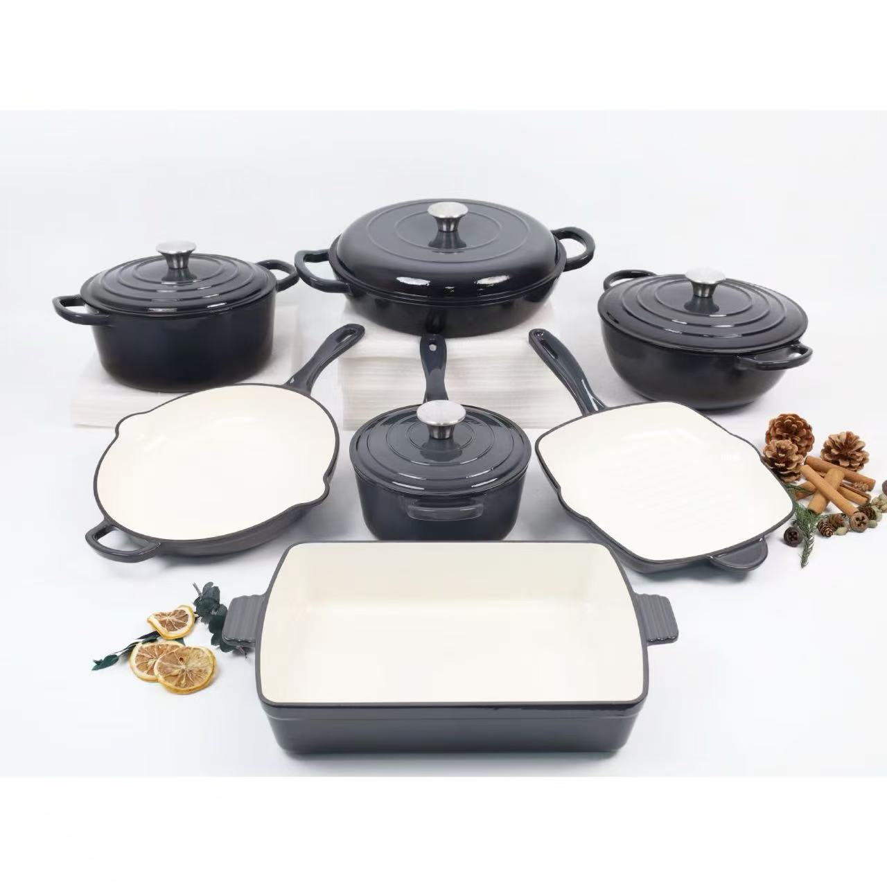 Dark grey - seven-piece set