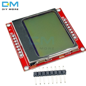 Diymore LCD-Anzeige modul Weiß/Blau Hintergrund beleuchtung 84*48 84x48 für Arduino für Nokia 5110 LCD-Modul