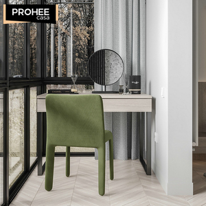家庭卧室办公室书房书写带书架和椅子的学习桌 - Product Image 6