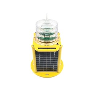 Portable Specialized Flash <strong>Code</strong> Solar Buoy Light <strong>LED</strong> Solar Marine Lantern Channel Warning Light - Product Image 1