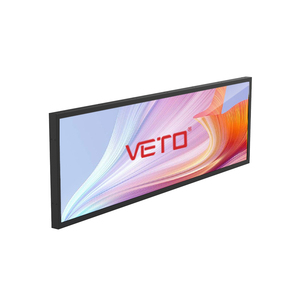 Veto LCD trong nhà video <span class=keywords><strong>media</strong></span> <span class=keywords><strong>player</strong></span> Strip siêu rộng thương mại màn hình quảng cáo Stretch Bar LCD Bảng điều chỉnh - Product Image 1