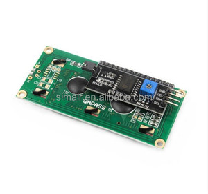 5V 3.3V giallo blu bianco IIC 16*2 16x2 caratteri schermo modulo lcd display I2C lcd 1602 - Product Image 6