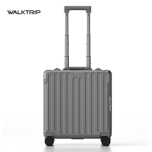 Walktrip <span class=keywords><strong>18</strong></span>インチモダンスーツケースPCトロリーケースハードシェルスーツケースラゲッジ小型搭乗スーツケースセット、ブラック