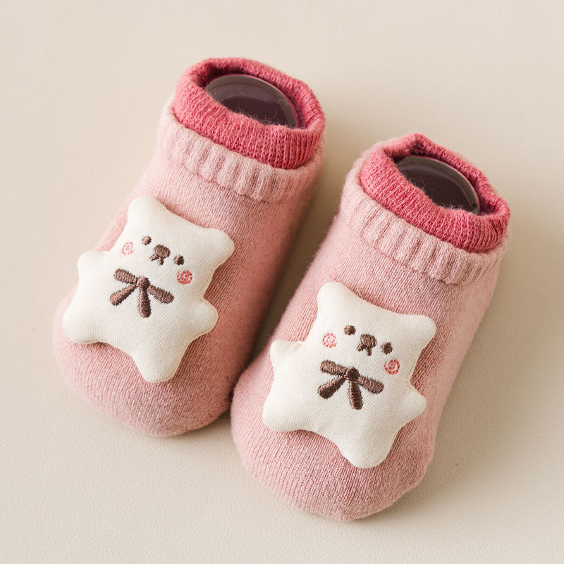 Code ours rose (adapté à la longueur du pied 9-12cm)