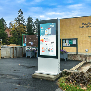 Customized 4K Bus Station Smart <strong>City</strong> Outdoor Totem Digital Signage Lcd Advertising Panel Screen <strong>Display</strong> Touch Kiosk Menu Boards - Product Image 5