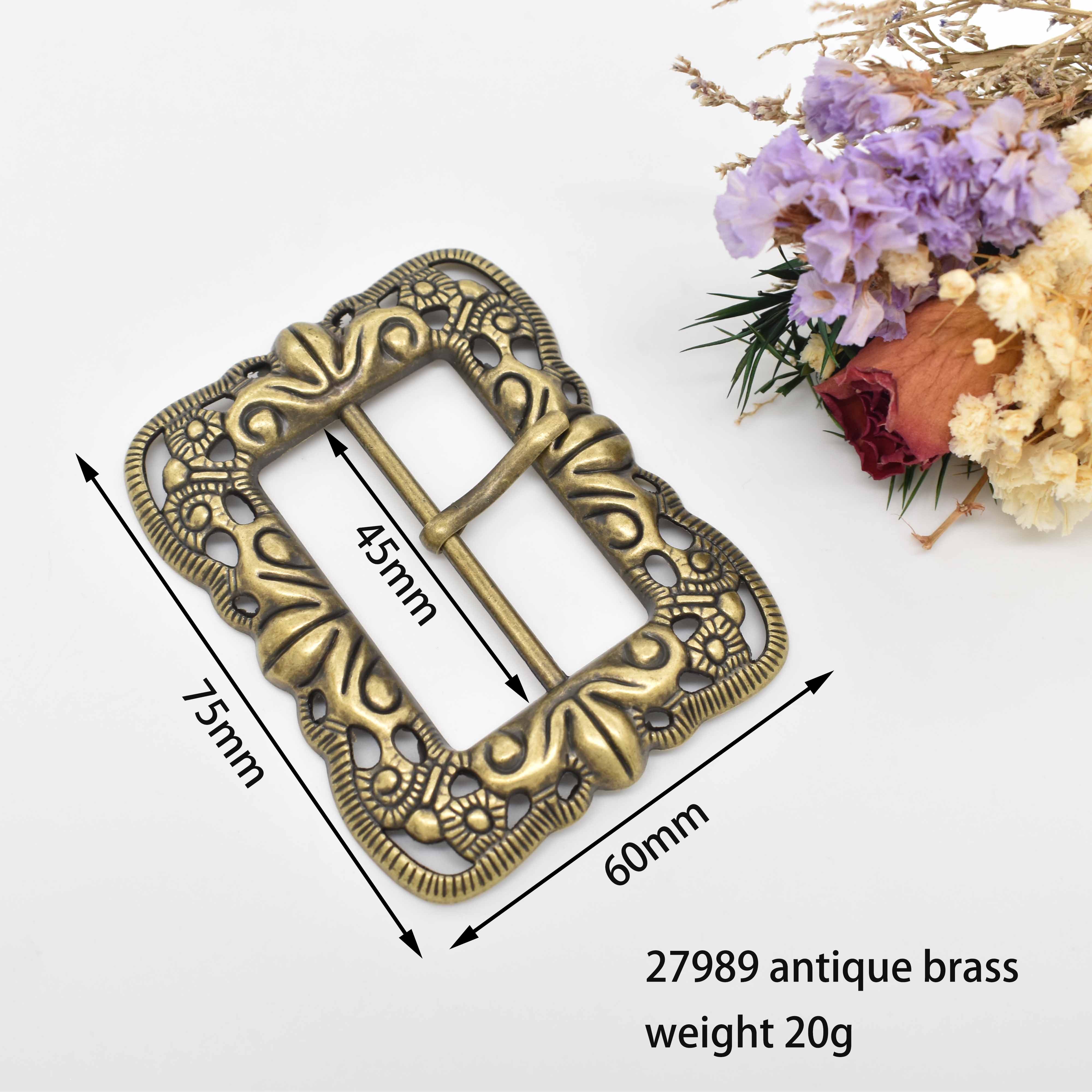 27989-laiton antique 75*60*45mm