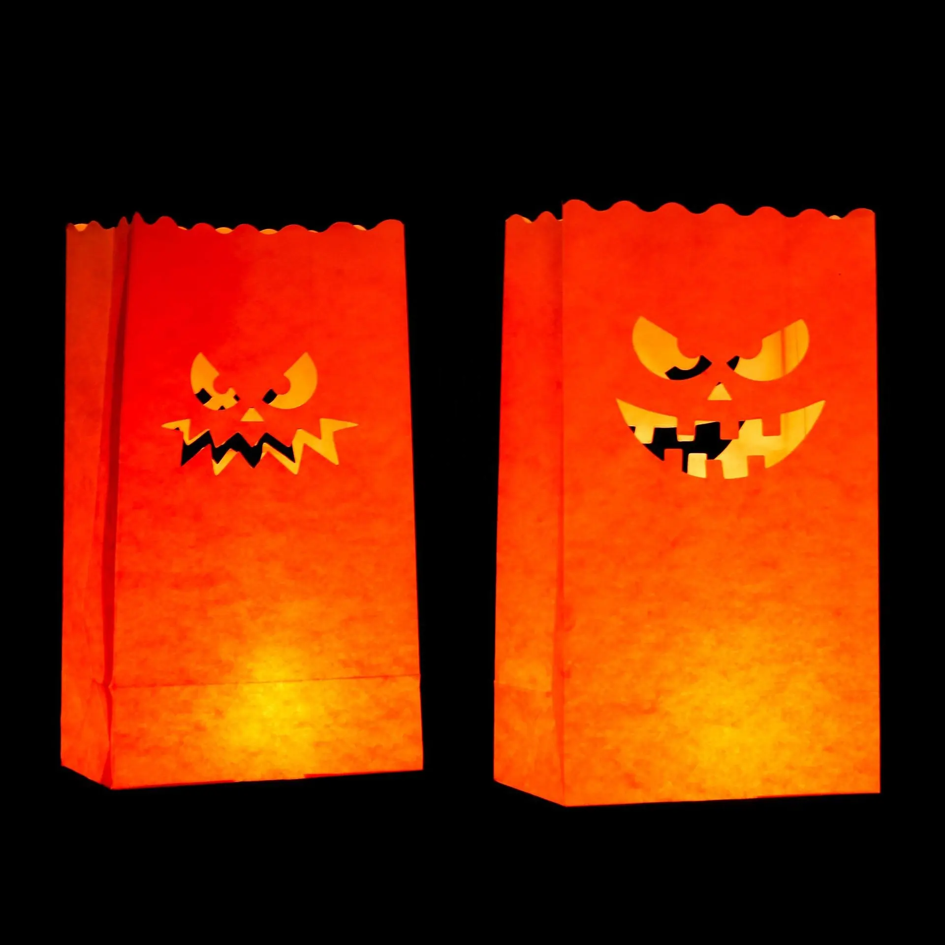 Borsa portacandele in carta materiale ignifugo fantasia personalizzata per borsa luminare bianca lanterna decorazione natalizia