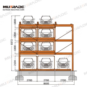 Máy đỗ xe đa cấp không gian công cộng thủy lực đỗ xe thông minh - Product Image 2
