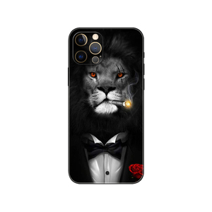Özel adam takım elbise gömlek TPU silikon kapak iPhone 11/12/13/14/15 Pro Max UV baskı cep cep telefonu süblimasyon durumda - Product Image 1