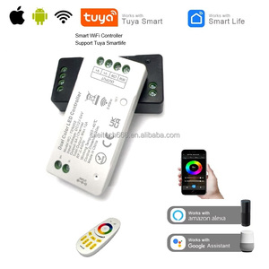 <span class=keywords><strong>Controller</strong></span> <span class=keywords><strong>LED</strong></span> monocolore Tuya Smart APP 2.4G RF telecomando DC12-24V <span class=keywords><strong>PWM</strong></span> <span class=keywords><strong>Led</strong></span> <span class=keywords><strong>Dimmer</strong></span> per 2835 5050 SMD <span class=keywords><strong>Led</strong></span> luci a nastro 4 canali