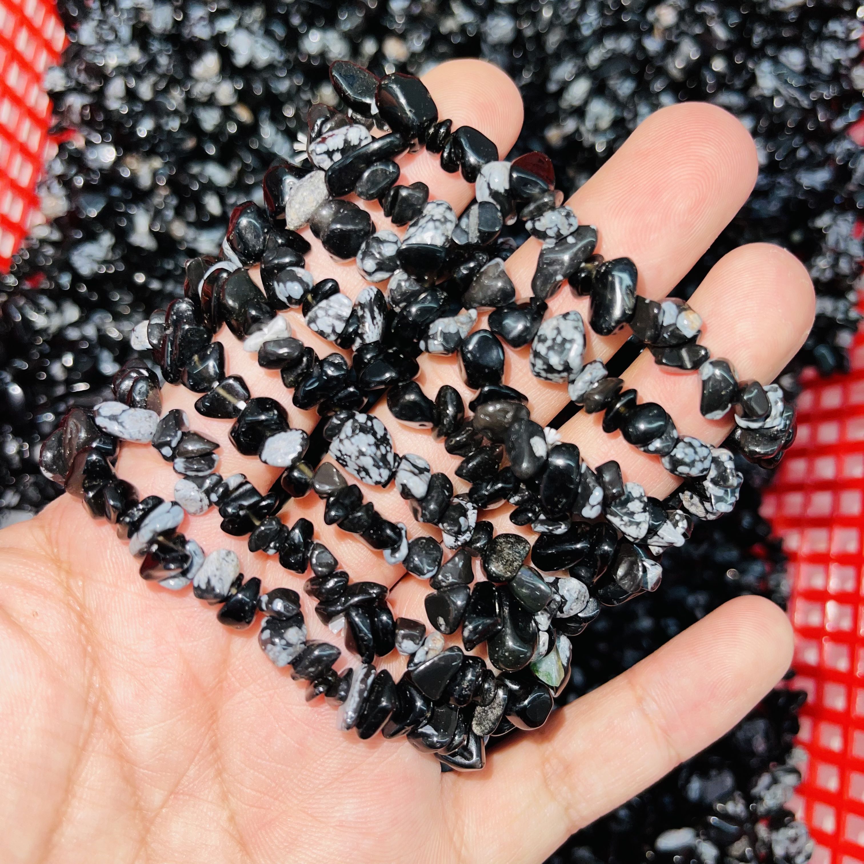Obsidienne de flocon de neige