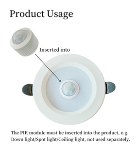 Sensore di movimento piroelettrico a infrarossi PIR umano modulo rilevatore di sonde digitali per apparecchi di illuminazione - Product Image 5