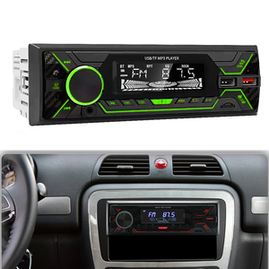 12V 1 Din araba Mp3 çalar kablosuz BT/SD/AUX/LCD/7388/ISO/Fast hızlı şarj USB FM verici RDS ses Mp3 çalar - Product Image 3