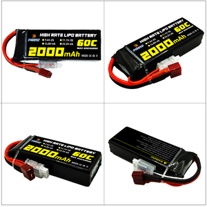 PONFLY 60C 2000mAh 3S 11,1 V 7,4 V 14,8 V Hochleistungs-RC-Auto-Lithium batterie 2S 4S Wiederauf ladbarer RC-Boot-Lipo-Akku - Product Image 6