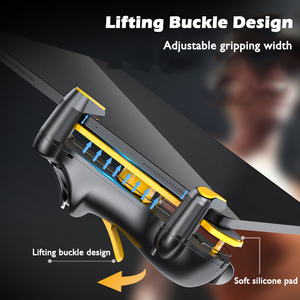 L1R1 tetik düğmeleri ile ayarlanabilir altı parmak kapasite iPad denetleyici mobil Gamepad Joystick kavrama Tablet aksesuarları - Product Image 3