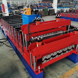 Đôi tấm Tường <span class=keywords><strong>Jupiter</strong></span> sóng kim loại tấm mái cuộn tạo thành máy - Product Image 2